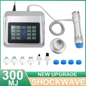 300MJ Shockwave Therapy Machine For Knee Pain Relief Home Use Massage New Physiotherapy Shock Wave Effective ED Treatment