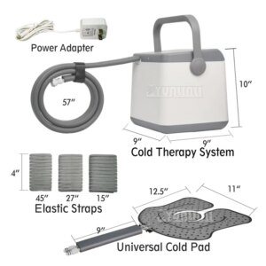 Portable Cold Therapy Machine Compression Facial Ice Water Circulation System Cryotherapy Device