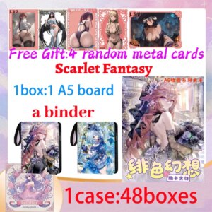 2025 Newest Scarlet Fantasy A5 Size Goddess Collection Waifu Box Doujin Booster Spicy Art Toy Gift for Hobbyists