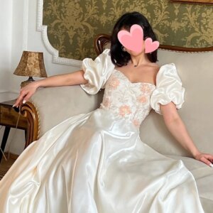 Oisslec Dress Elegant Vintage Sweet Shiny Princess Beads Flowers Customized Formal Occasion Prom Dress Evening Party Gowns