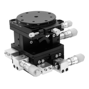 Four-axis displacement platform Manual translation table Precision Fine-tuning optical slide LT60/90/125