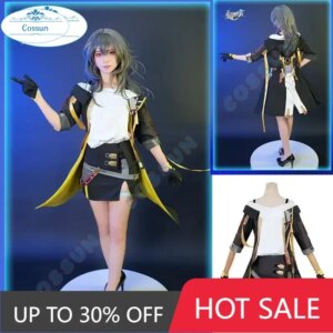 COSSUN Game Honkai Star Rail Trailblazer Female Protagonist Cosplay Costume Stelle Women Dress Halloween Carnival Party Uniform