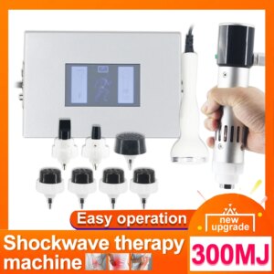 300MJ Professional Shock Wave Therapy Machine Effectively Treat Muscle Soreness Pain Relief Physical Therapy Ultrasound Device