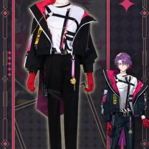 COS-HoHo Anime Vtuber Nijisanji VOLTACTION Watarai Hibari Game Suit Handsome Uniform Cosplay Costume Halloween Party Outfit