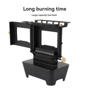 Outdoor Stainless Steel Camping Atmosphere Heating Kerosene Lamp Portable Handheld Retro Sheet Metal Kerosene Stove