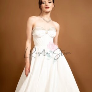 LRosella Sweetheart Neckline Beading Sweep Train Backless 2025 Bridal Gown Customized A-line Wedding Dresses