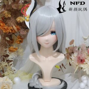 Kigurumi Hara-jin Shinzuru Kigurumi mask full headband lock cosplay headshell props costume anime game