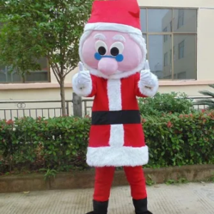 New Adult Halloween Christmas Santa Claus Mascotte Fancy Cartoon Mascot Costume Plush Fancy Dress Mascot Costume