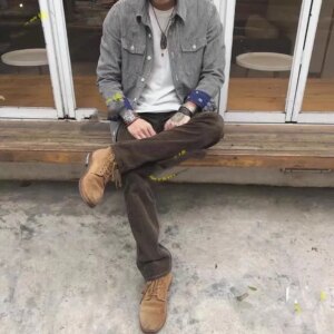 [Retail And Wholesale]VISVIM WMV ICT FLUXUS N.D SLUB 03 Clay-dyed corduroy trousers 095