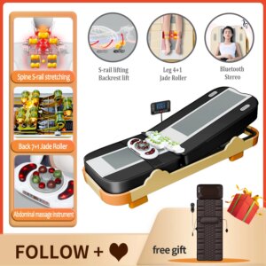 2025 Newest Electric Massage Table Wholesale Price Health care Jade Massage Bed with Heating and Storage for Home Use Heavy