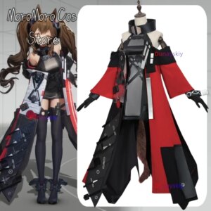 Game Arknights Angelina Gilberta Cosplay Costume Roleplay Outfit Woman Carnival Dress Hallowen Play Role Clothes Clothing