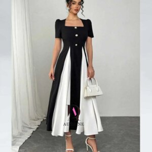 Aushine Customized Birthday Evening Dress Ankle Length Short Sleeves Summer Elegant Wedding Party Gowns For Women Arab 2024