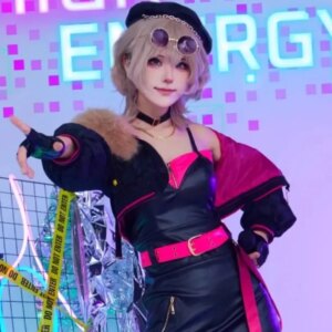 Project Sekai Bloom Festival Azusawa Kohane A Heart-Pounding World Cosplay Costume Headwear Halloween Comic-con Outfit