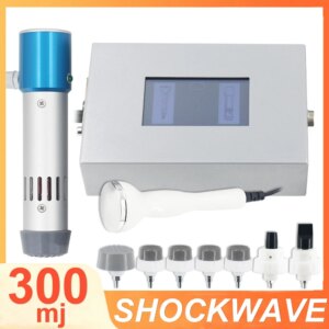 Portable Shockwave Therapy Machine 7 Massage Heads Relieve Body Pain ED Treatment Ultrasonic Instrument 2In 1 New Upgrade