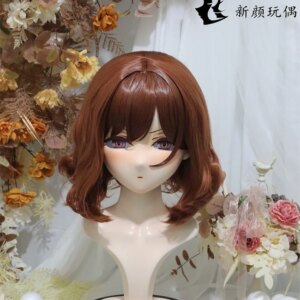 Kigurumi Higuchi Yenka Kigurumi mask full head with lock cosplay head shell props costume anime game