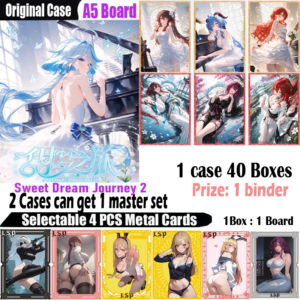 New A5 Size Goddess Board “Moon Sets On the Milk way 2” Waifu Collection Card Hobby Genshin CCG Card Doujin Toys Board Gifts