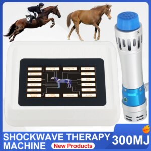 300MJ Shockwave Therapy Machine For Relieve Horses Animals Pain Relax Professional Multiple Uses Shock Wave Massage Machine 2025