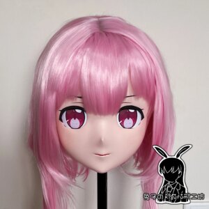 (RB7125)Customize Full Head Quality Handmade Female/Girl Resin Japanese Anime Cartoon Character Kig Cosplay Kigurumi Mask