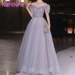 2025 One-shoulder Evening Dresses Female Banquet High-end Atmospheric Princess Dress Formal Dress Women Elegant Evening Gowns