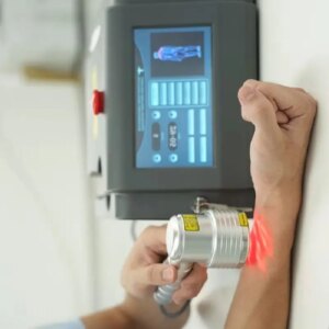 650nmx11diodes+808nmx5diodes Class 4 Cold Laser Therapy Infrared Physiotherapy Equipment 3W 808nm 650nm Chiropractic for K