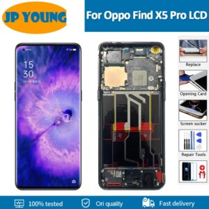 Original 6.7”Amoled For Oppo Find X5 Pro CPH2305 LCD Screen Display Touch Digitizer For Oppo Find X5 Pro X5Pro PFEM10 PFFM20