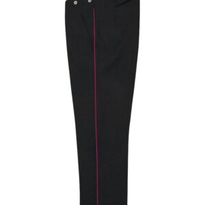 GUWJ-026 WWII German Fire Police Black Wool Service Trousers With Pipe