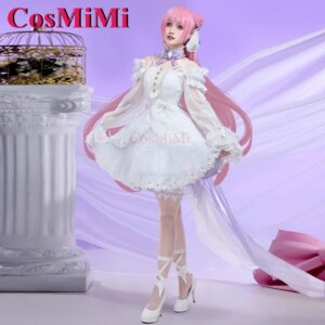 CosMiMi Game NIKKE Dorophy Cosplay Costume Sweet Elegant Lovely White Formal Dress Women Carnival Party Role Play Clothing S-XL