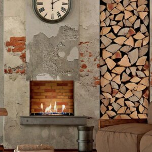 tuya wifi smart bioethanol kamin electric fireplace ethanol burner stainless steel