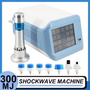 Shockwave Therapy Machine ED Treatment Shoulder Neck Pain Removal Body Relax Massage Shock Wave Home Use New 300MJ