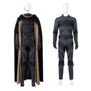 Paul Atreides Cosplay Movie Costume Men Fantasia Jumpsuit Armor Cape Mask Suit Halloween Carnival Party Battle Uniform Stillsuit