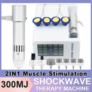 300MJ Shockwave Therapy Machine For ED Treatment Body Muslc Relax Electrical Muscle Stimulation Relieve Pain Home Use Massager