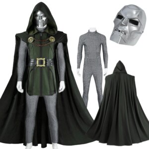 Doctor Cosplay Costume Doom Man Disguise Halloween Carnival Party Outfits