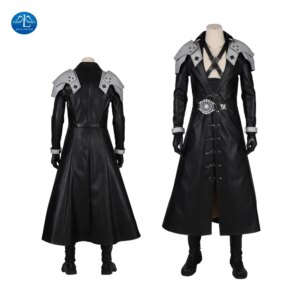 Final Fantasy VII Cosplay Sephiroth Costume Halloween Leather Armor Suit Men Game FF7 Sephiroth Outfit Custom Made