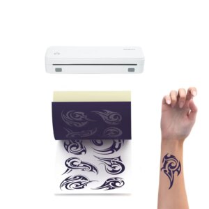 Portable A4 Sized Thermal Printer Mini Bluetooth Tattoo Stencil Printer for Phone Convenient and Easy to Use tatoo printer