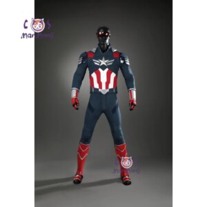 Superhero Captain 4 Sam Wilson cosplay Falcon costume shoes movie high quality bodysuit party Halloween combat men suit new set