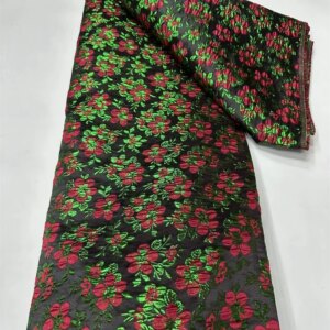Green African Laces Fabric Jacquard Brocade 2024 High Quality French Nigerian Lace Fabrics For Wedding Party Dress Sewing