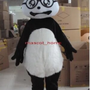 New Adult Best Sale Lovely Panda Animal Cartoon Mascot Costume Christmas Fancy Dress Halloween Mascot Costume