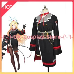 [Custom Made] Wanibuchi Akari Cosplay Costume Game Blue Archive Cosplay Dress Suit Halloween Party Uniforms