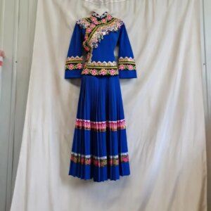 New Miao Costume Yunnan Minority Clothing Yao Zhuang Costumes Yi Embroidered Dress