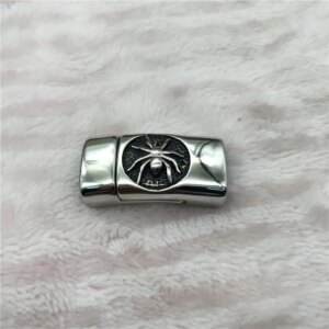 mix 100pcs Stainless Steel   Clasps For Rope Bracelet Jewelry Clasp Lock