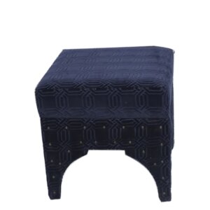 PFC24464 Modern Eco-Freindly Fabric Square Ottoman Pouf for Home Office Hotel or Bathroom for Living Room Use