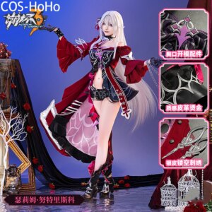 COS-HoHo Honkai Impact 3rd Thelema Hedonistic Dinner Invitation Game Suit Cosplay Costume Halloween Party Role Play Outfit Women