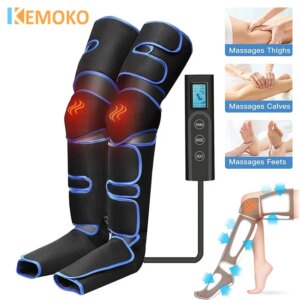 360° Foot air pressure leg massager promotes blood circulation, body massager, muscle relaxation, lymphatic drainage device
