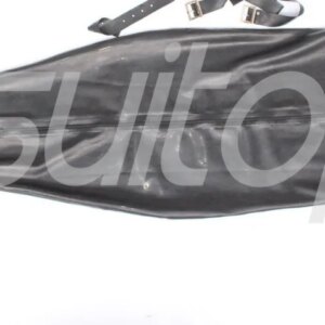 Latex sleeping bag rubber sleepingsack with 3 latex belts