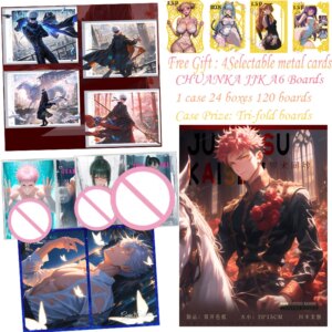 New CHUANKA Jujutsu Kaisen Cards A6 Cards A6 BoardsGojo Satoru Nanami Hobby Collection Cards Doujin Booster Box Kids Toys Gifts