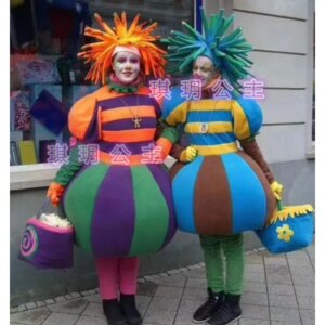 Customized theme park parade suit cartoon color performance suit