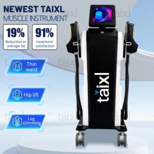 Taixl 15Tesla 6500w NEO Body Slimming Nova Fat Burning Muscle EMS Body Sculpting Electromagnetic Stimulate Sculpt Machine