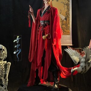 Chinese novel DaoGuiYiXian Cosplay Costume LiHuoWang Li Huo Wang Cos Dress Hanfu Full Set