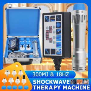 Professional Shock Wave Portable Massager 300MJ For Erectile Dysfunction Pain Relief Body Relaxation Shockwave Therapy Machine