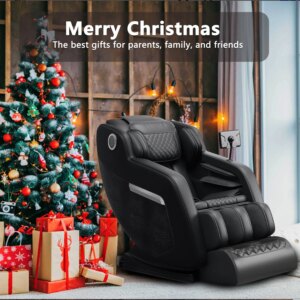 Massage Chair,Full Body Zero Gravity Recliner with Bluetooth, Hip Heating, Foot Massage and Air Massage System for Home Office